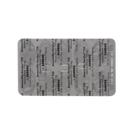Amoxicillin Sandoz Filmtablet 750 mg 20 pcs - PrimeCare Global