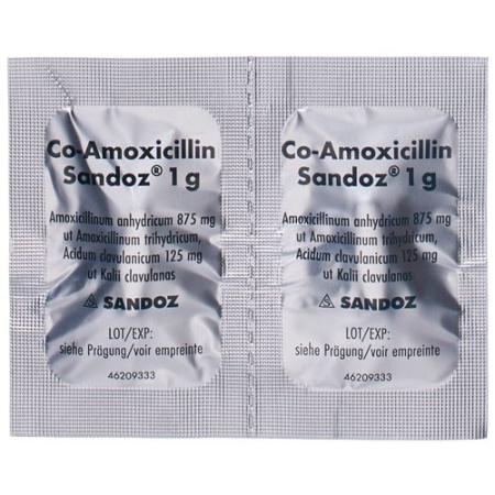 Co-Amoxicillin Sandoz film tablets 1 g 20 pcs - PrimeCare Global