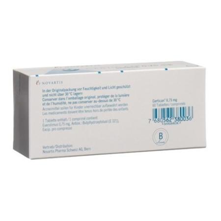 Certican Tabl 0.75 mg 6 x 10 pcs - PrimeCare Global