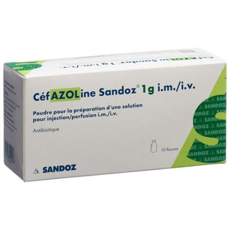 Cefazolin Sandoz Trockensub 1 g Durchstf 10 pcs - PrimeCare Global