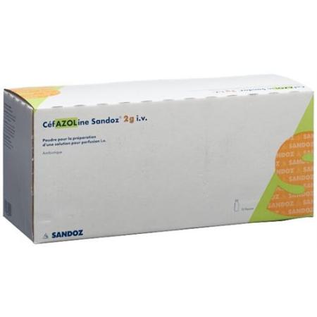 Cefazolin Sandoz Trockensub 2 g Durchstf 10 pcs - PrimeCare Global