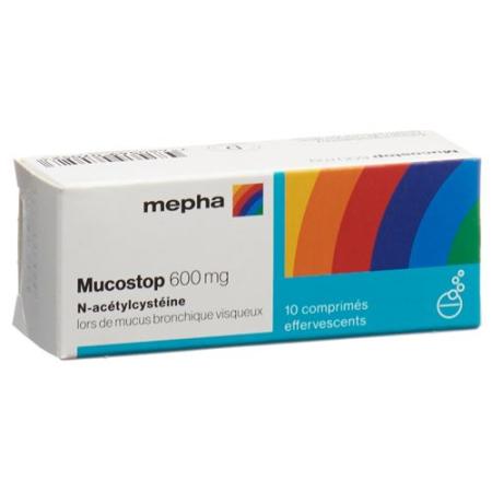 Mucostop Brausetable 600 mg 10 pcs - PrimeCare Global