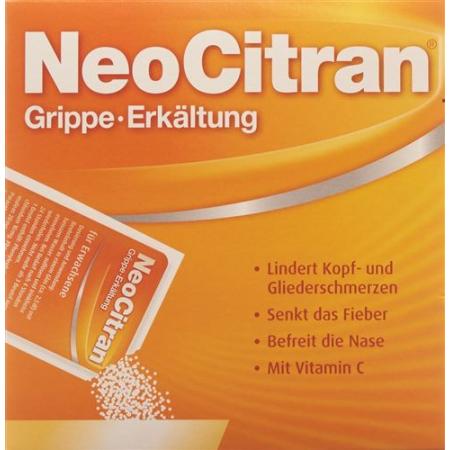 NeoCitran Flu / Cold for adults powder for oral solution 12 sachet - PrimeCare Global