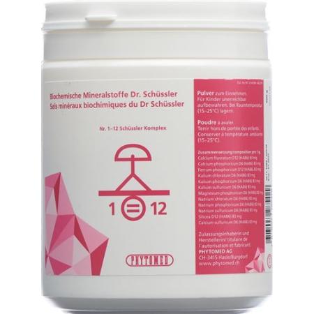 PHYTOMED SCH&Uuml;SSLER Complex Trituration No. 1-12 500 g - PrimeCare Global