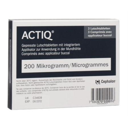 Actiq buccal tablets 200 mcg with integrated applicator 30 pcs - PrimeCare Global
