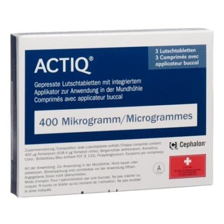 Actiq buccal tablets 400 mcg with integrated applicator 30 pcs - PrimeCare Global