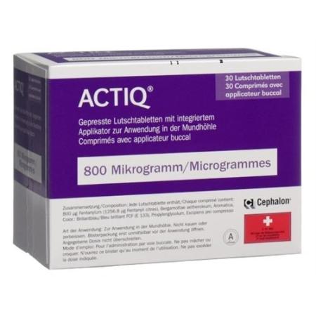 Actiq Buccaltabletten 800 mcg mit integriertem Applikator 3 Stk - PrimeCare Global