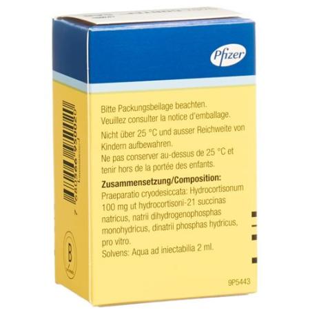 Solu-Cortef SAB dry sub 100 mg with solvent penetrating 2 ml - PrimeCare Global