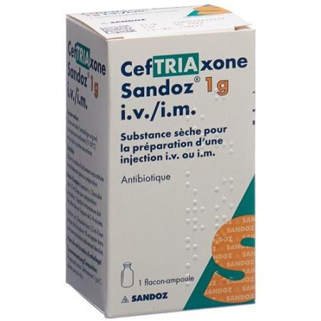 CEFTRIAXON SANDOZ TROSUB 1G - PrimeCare Global