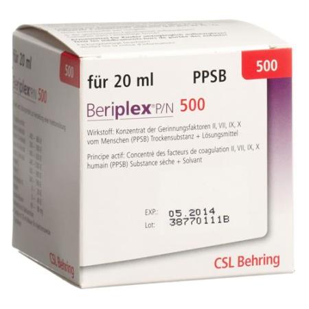 Beriplex P/N 500 drying sub with solvent Fl 20 ml - PrimeCare Global