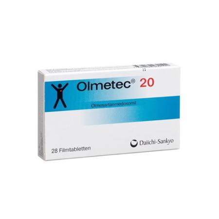 Olmetec Filmtablet 20 mg 28 pcs - PrimeCare Global