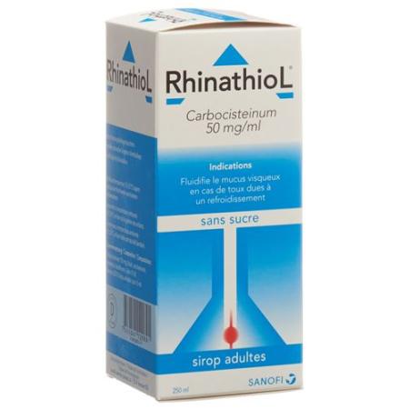 Rhinathiol syrup adult without sugar bottle 200 ml - PrimeCare Global