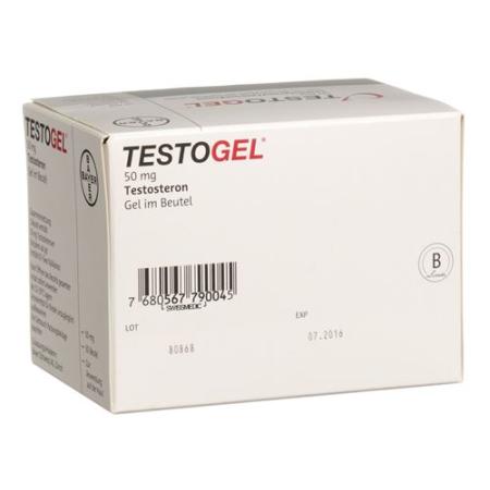 Testogel Gel 50 mg/5g 30 bags 5 g - PrimeCare Global
