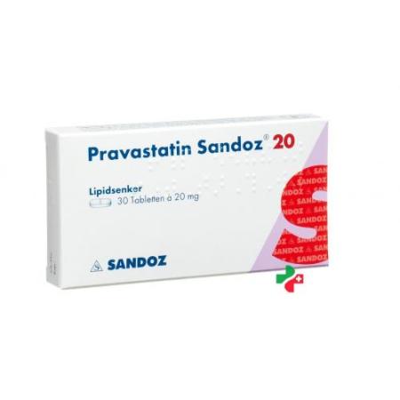 Pravastatin Sandoz Tabl 20 mg 30 pcs - PrimeCare Global