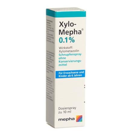 Xylo-Mepha dosing spray 0.1% adult bottle 10 ml - PrimeCare Global