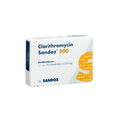 Clarithromycin Sandoz film tablets 500 mg 14 pcs - PrimeCare Global