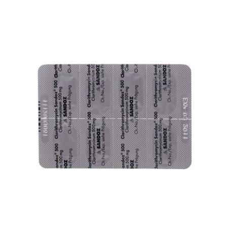 Clarithromycin Sandoz film tablets 500 mg 20 pcs - PrimeCare Global