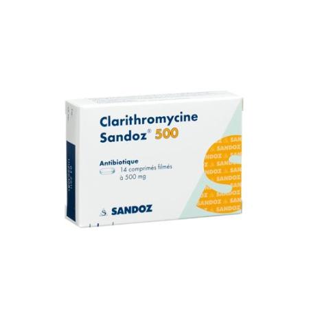 Clarithromycin Sandoz film tablets 500 mg 20 pcs - PrimeCare Global