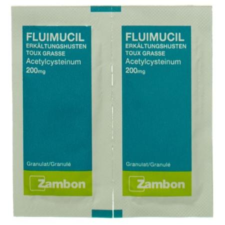 Fluimucil Cold Cough Gran 200 mg Btl 20 pcs - PrimeCare Global