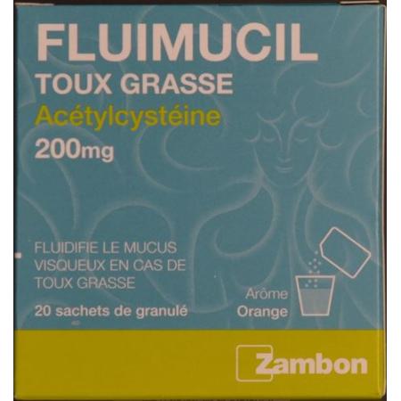 Fluimucil Cold Cough Gran 200 mg Btl 20 pcs - PrimeCare Global