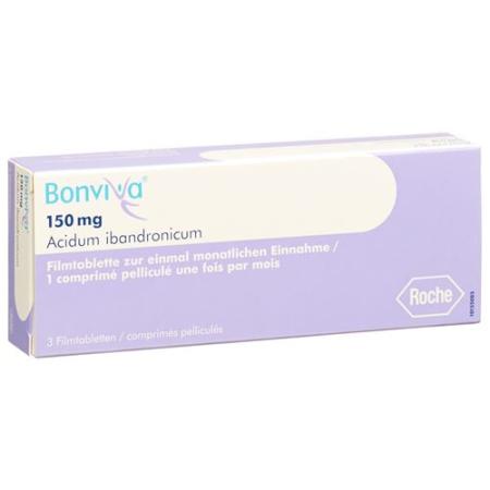 Bonviva Filmtablet 150 mg 3 pcs - PrimeCare Global