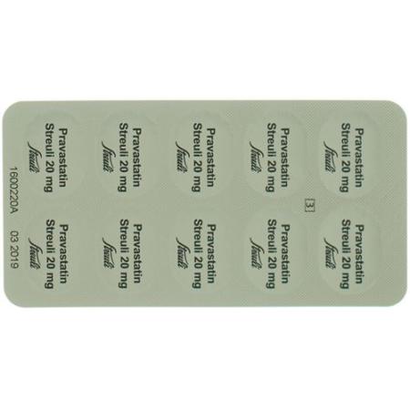 Pravastatin Streuli Tabl 20 mg 30 pcs - PrimeCare Global