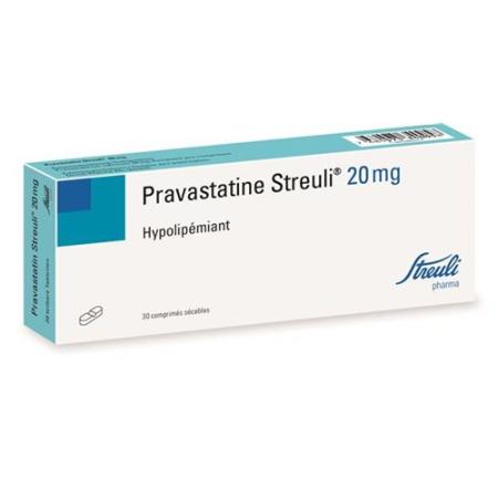 Pravastatin Streuli Tabl 20 mg 30 pcs - PrimeCare Global