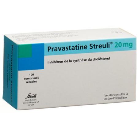 Pravastatin Streuli Tabl 20 mg 100 pcs - PrimeCare Global