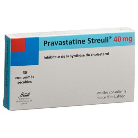 Pravastatin Streuli Tabl 40 mg 30 pcs - PrimeCare Global