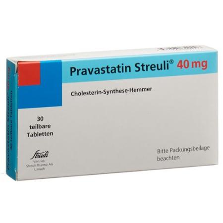 Pravastatin Streuli Tabl 40 mg 30 pcs - PrimeCare Global