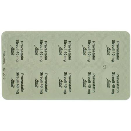 Pravastatin Streuli Tabl 40 mg 100 pcs - PrimeCare Global