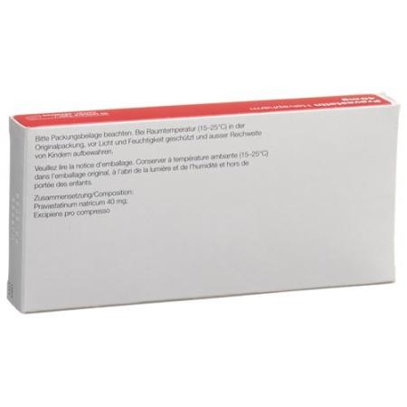 Pravastatin Helvepharm Tabl 40 mg 30 pcs - PrimeCare Global