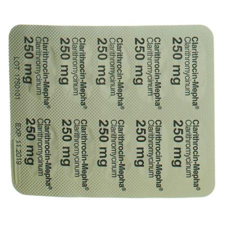 Clarithrocin Mepha 250 mg 20 Lactabs - PrimeCare Global