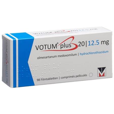 Votum Plus film tabl 20/12.5 98 pcs - PrimeCare Global
