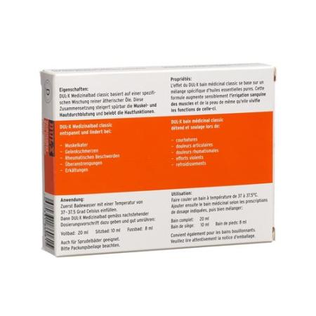 DUL-X Classic medicinal bath 6 x 20 ml - PrimeCare Global