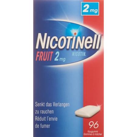 Nicotinell Gum 2 mg fruit 96 pcs - PrimeCare Global