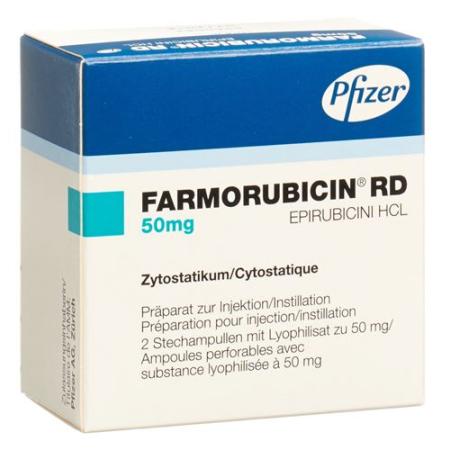 Farmorubicin RD dry sub 50 mg amp 2 pcs - PrimeCare Global