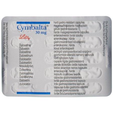 Cymbalta Kaps 30 mg 28 pcs - PrimeCare Global
