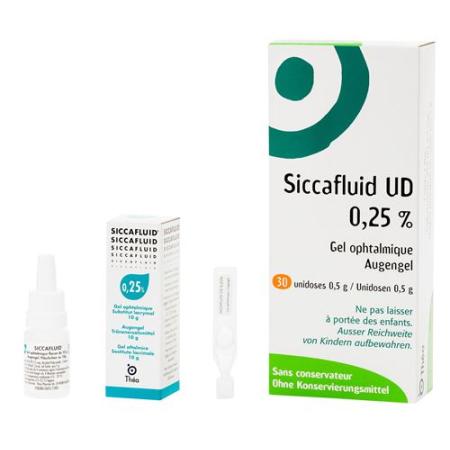 Siccafluid UD eye gel 0.25% 30 monodos 0.5 g - PrimeCare Global