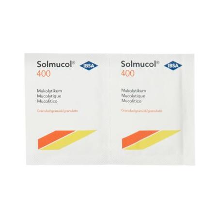 Solmucol Gran 400 mg without sugar 90 bags 1.8 g - PrimeCare Global