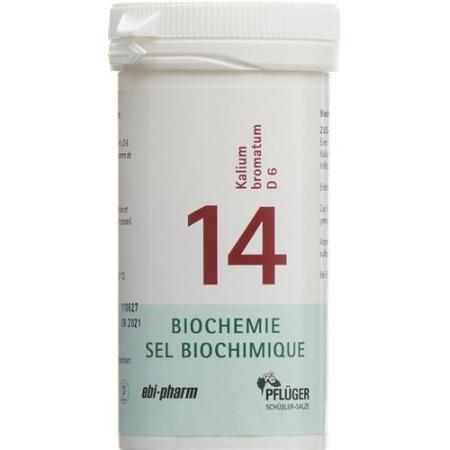PFLUEGER SCH&Uuml;SSLER Nr 14 potassium bromine Tabl D 6 100 g - PrimeCare Global