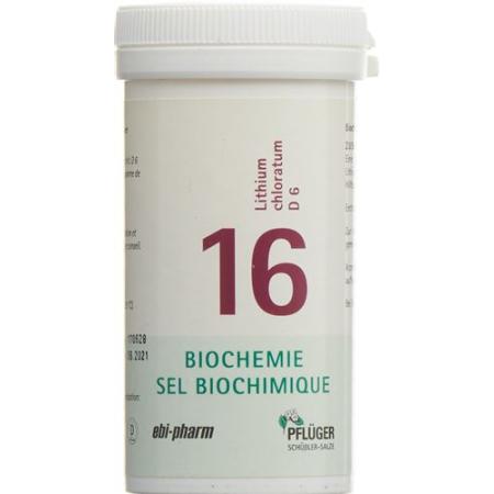 PFLUEGER SCH&Uuml;SSLER Nr16 Lit chlorine Tabl D 6 100 g - PrimeCare Global