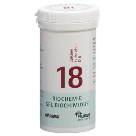 PFLUEGER SCH&Uuml;SSLER Nr18 Calc sulf Tabl D 6 100 g - PrimeCare Global