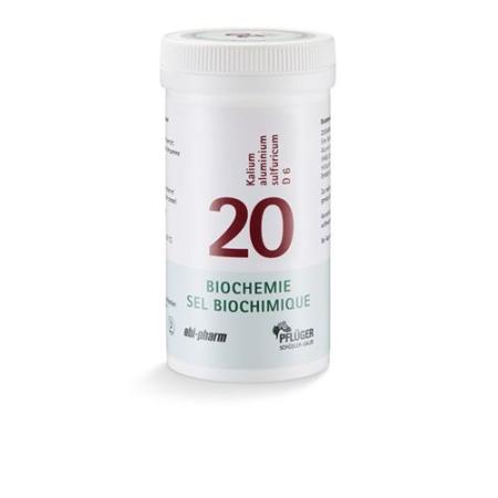 PFLUEGER SCH&Uuml;SSLER Nr20 Kal alum sul Tabl D 6 100 g - PrimeCare Global