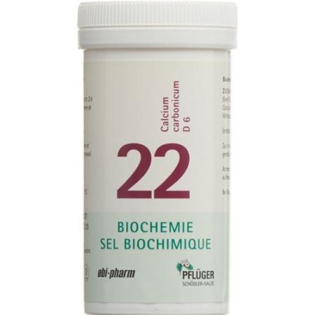 PFLUEGER SCH&Uuml;SSLER Nr22 Calc carb Tabl D 6 100 g - PrimeCare Global