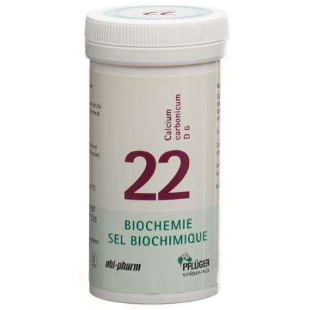 PFLUEGER SCH&Uuml;SSLER Nr22 Calc carb Tabl D 6 100 g - PrimeCare Global