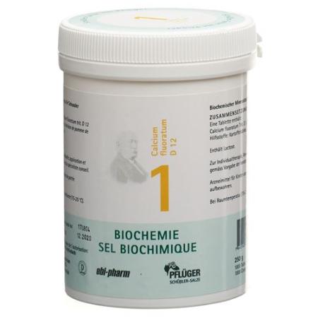 Pfluger Sch&uuml;ssler Nr1 Calcium fluoratum Tabl D 12 250 g - PrimeCare Global