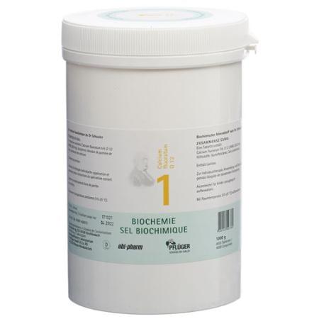 Pfluger Sch&uuml;ssler Nr1 Calcium fluoratum Tabl D 12 1000 g - PrimeCare Global