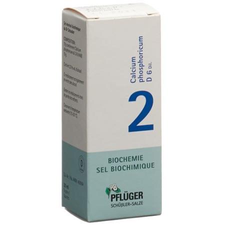 PFLUEGER SCH&Uuml;SSLER Nr2 Calc phos drops D 6 30 ml - PrimeCare Global
