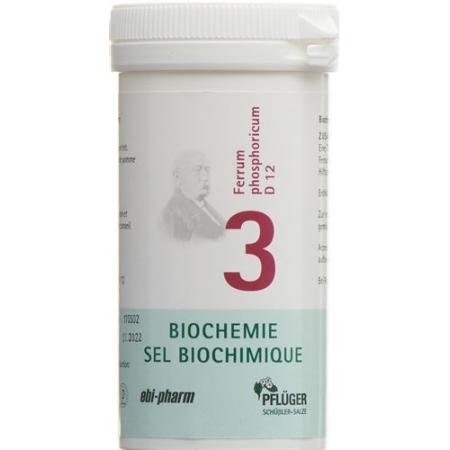 Pfluger Schuessler Nr3 Ferrum phosphoricum Tabl D 12 Ds 100 g - PrimeCare Global